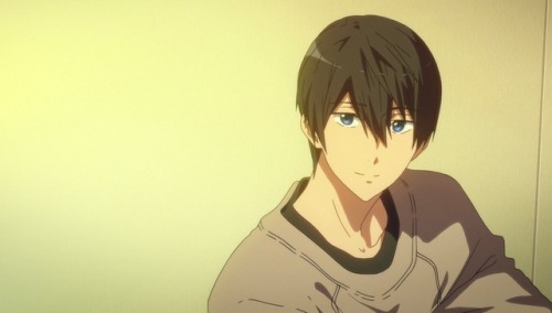 ianime0:Free! -TakeYour Marks- | Makoto and Haru stare at each...