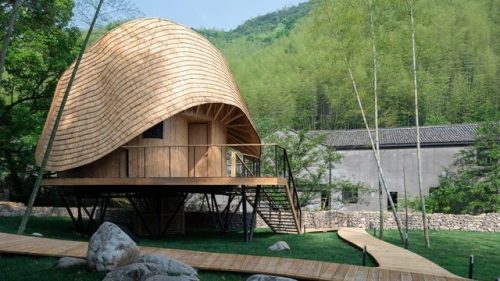 architorturedsouls:Treewow Retreat / Monoarchi