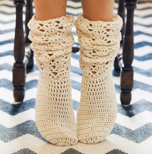 crochet socks on Tumblr