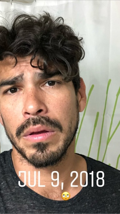 celebswhogetslepton:Raul Castillo on his Instagram Story