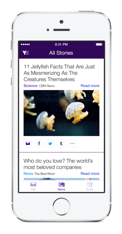 Yahoo The New Yahoo Mail App Your Mail News And Info