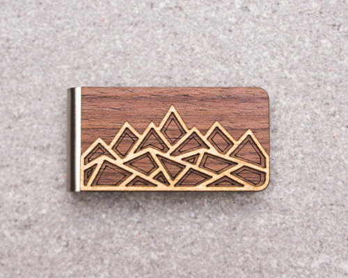 Money Clip Tumblr - walnut maple wood !   money clips by shopjoyo on etsy