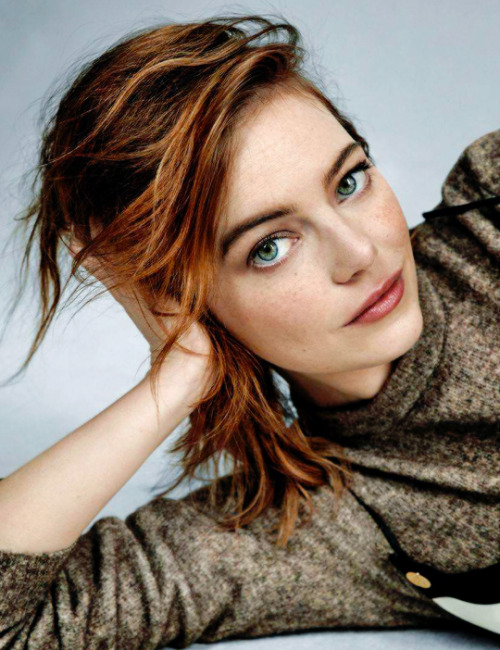 blondiepoison:Emma Stoneby Victor Demarchelier | Madame Le...