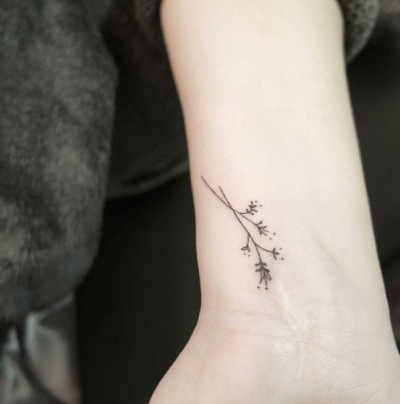 small tumblr tattoos on wrist