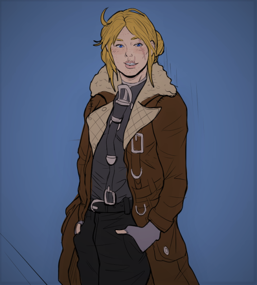 bearly-dressed:Felt like drawing my Fallout ladies.Felicity...