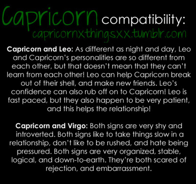 Capricorns och Leos dating
