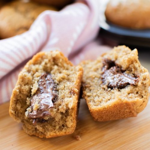 dessertgallery:Nutella Stuffed Espresso Muffins-Your source of...