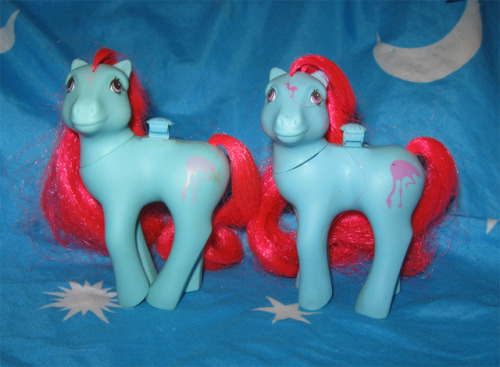 Like the first set of flutter ponies, there are two different...