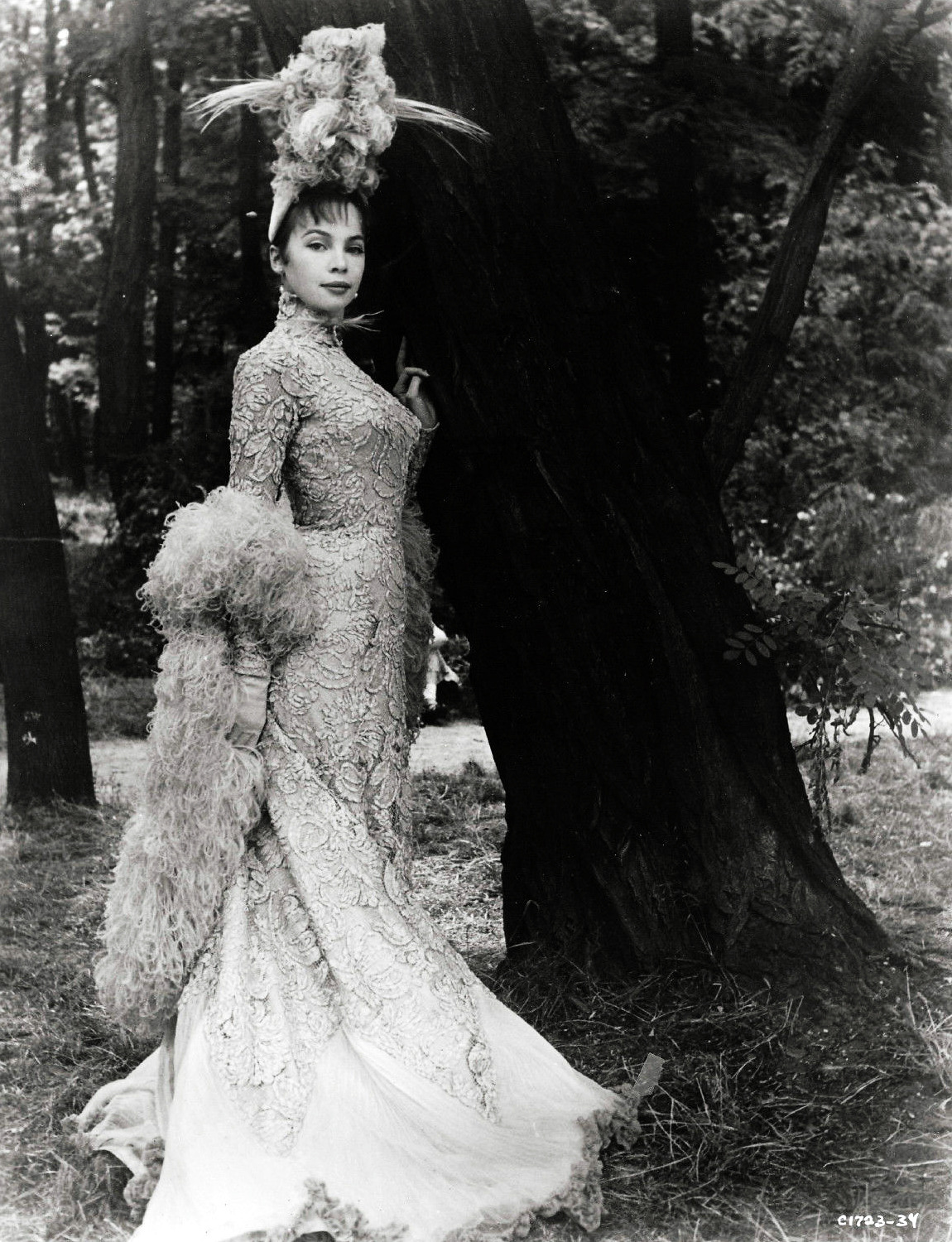 Valentino Vamp Leslie Caron In A Publicity Shot For “gigi” 1958 