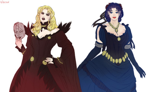 btanselanoican:HERE’S MORE JJBA GENDERBEND STUFF featuring the...