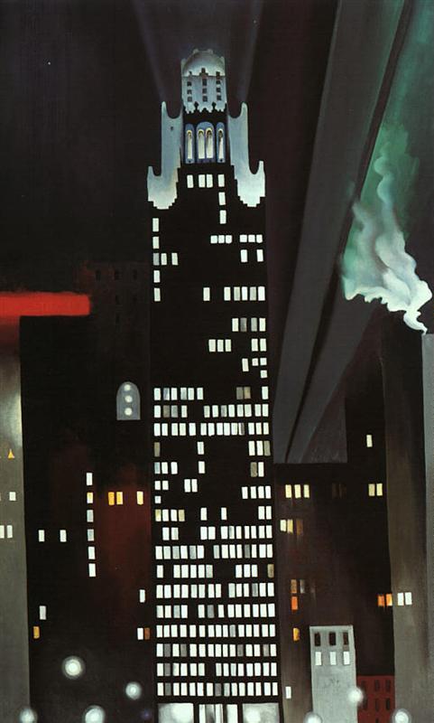 Georgia O'Keeffe — Radiator Building, 1927.... - Art of Darkness