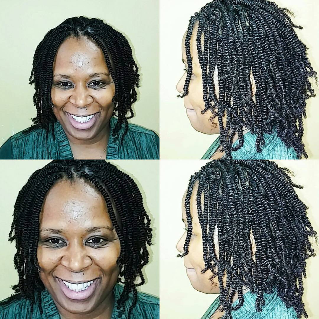 Upscale African Braids Weave Natural Hair Salon Model Nia