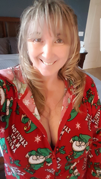 tjones42169:Getting ready to go to a Christmas Party… Onesie...