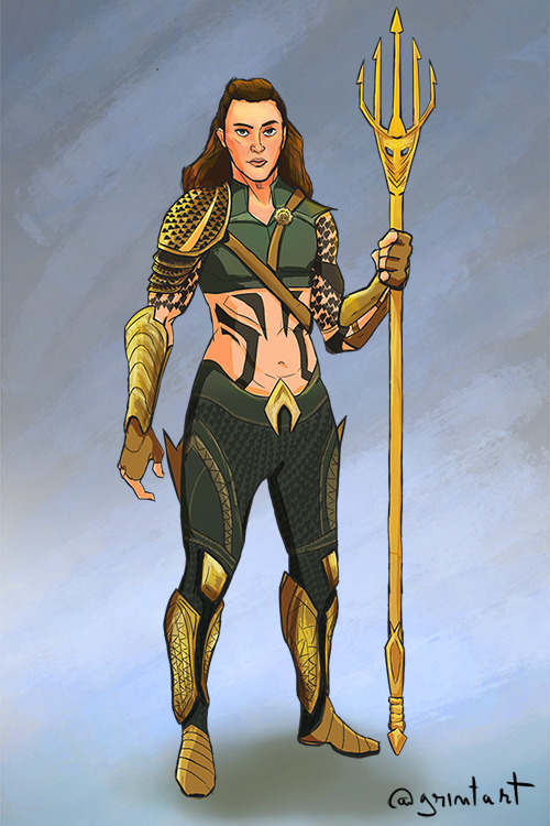 grintart:I had to do something for a class and Atlantis Lexa...