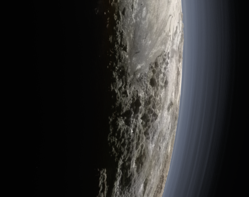 astronomyblog:This shot of Pluto, taken by New Horizons just...