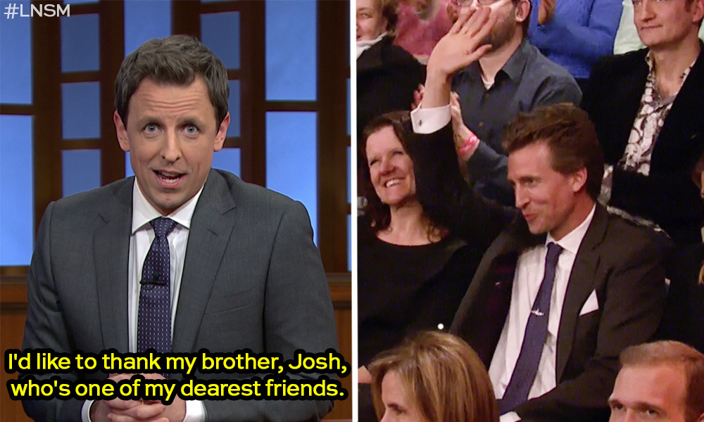 Late Night With Seth Meyers Tonight Seths Brother Josh - 