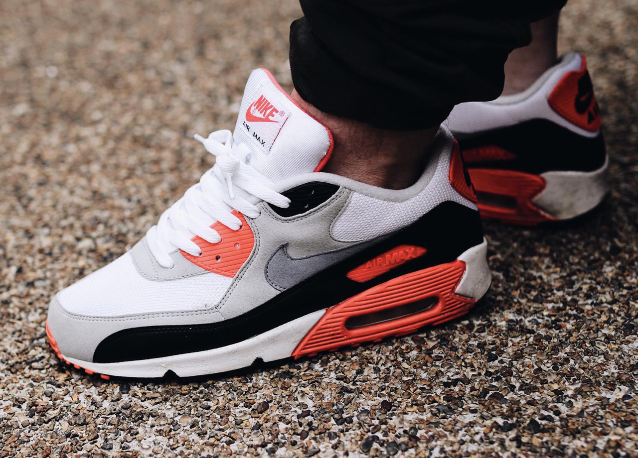 Nike Air Max 90 ‘Infrared’ (by lyam.exchng) – Sweetsoles – Sneakers ...