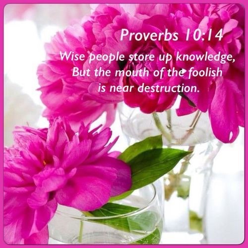 PSALMS 94 — Proverbs 10:14