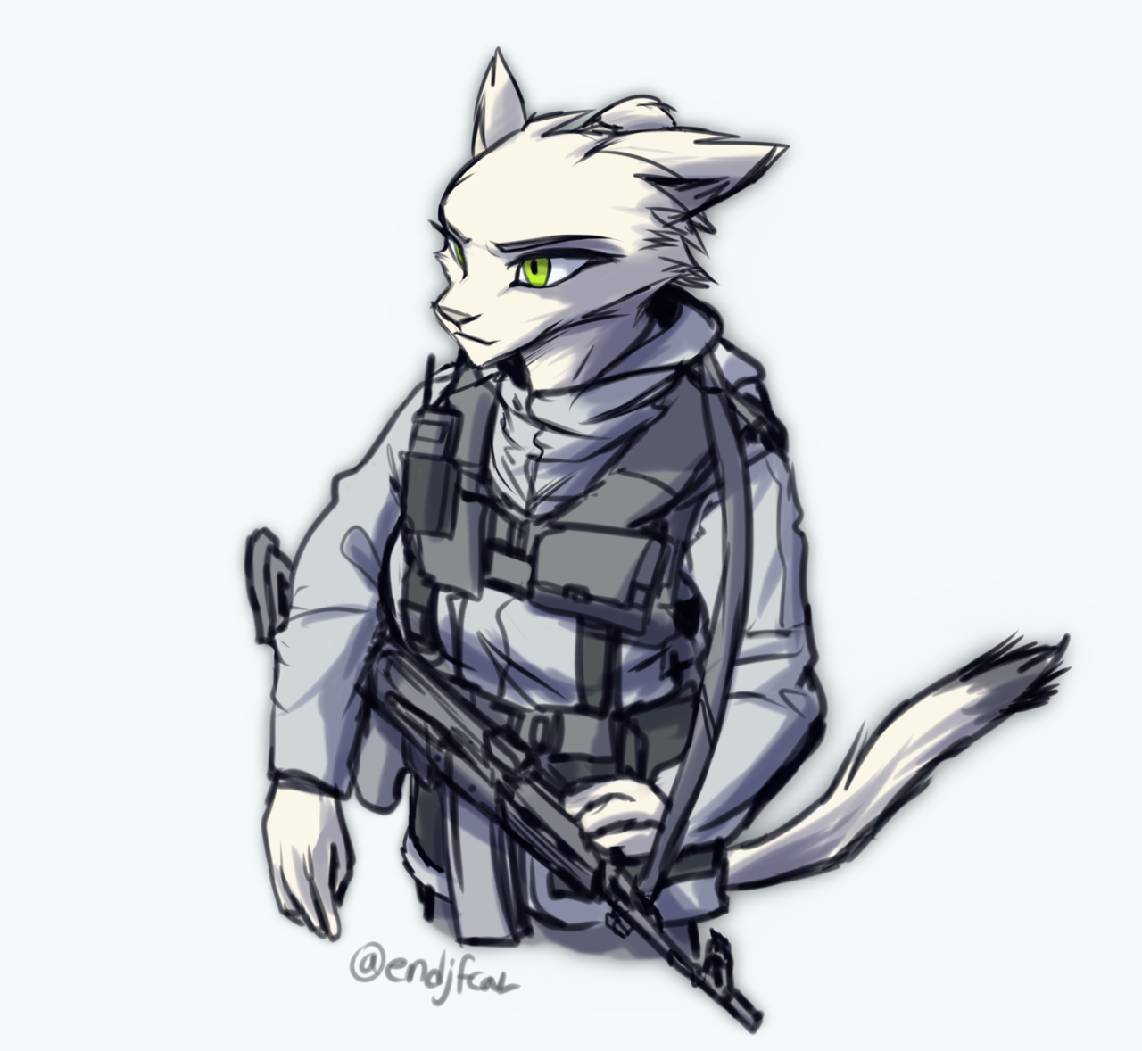 Furry army — endjfcar: Military furries!