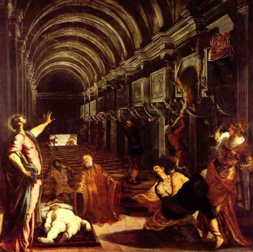 Finding of the body of St Mark, TintorettoMedium:...