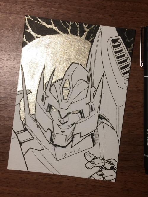 jarofloosescrews:Day 2 for Lost Light Fest inktober. Rodimus...