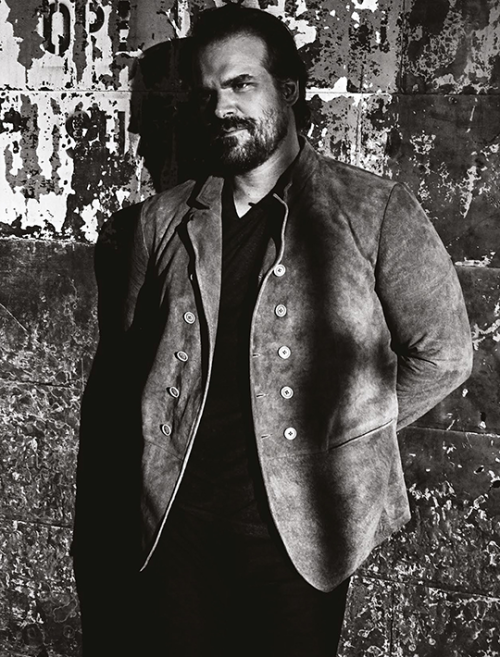 andydwyeer:David Harbour photographed by Andrew Boyle for...