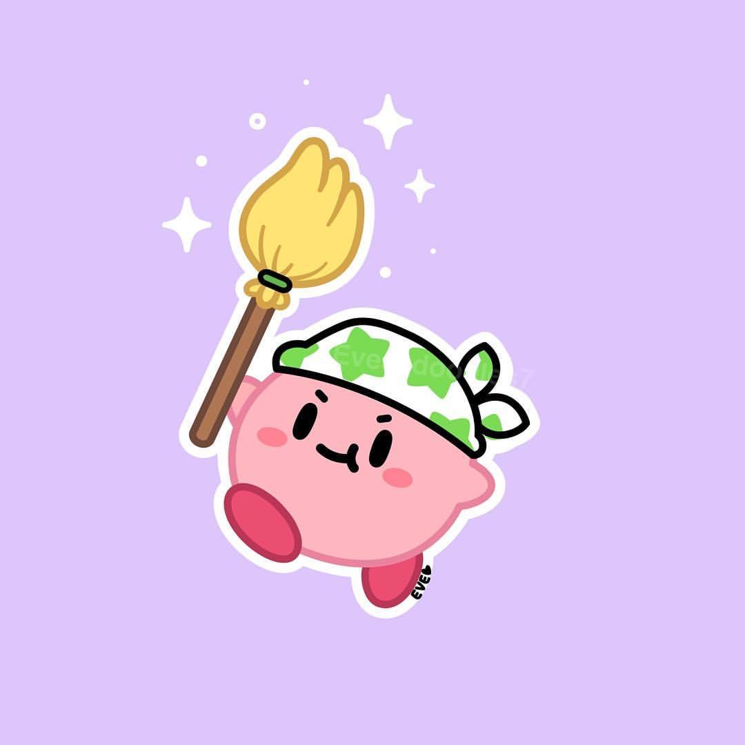 Fan Art Cute Kirby Drawing | aesthetic name