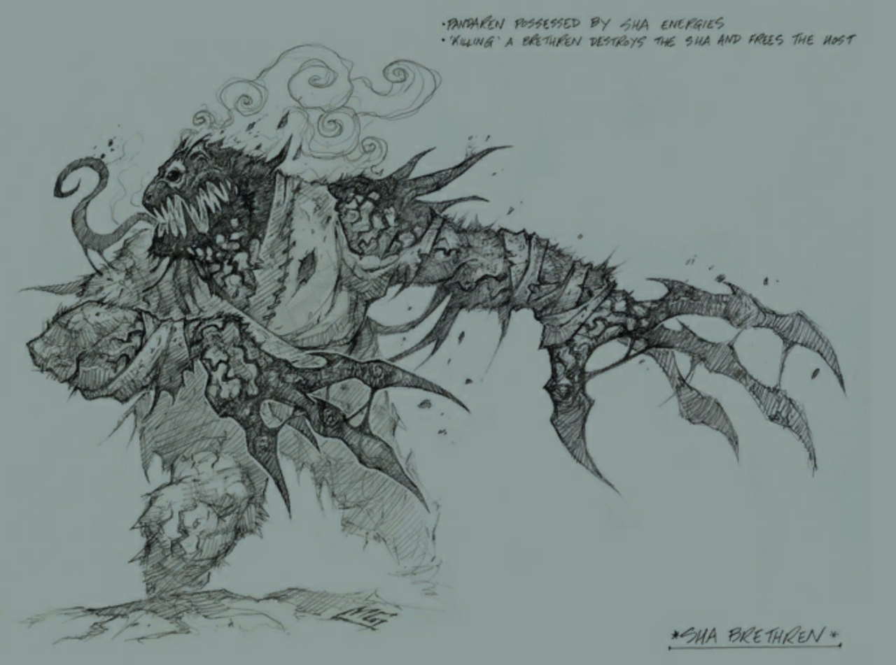 mrglmrglmrgl — World of warcraft old god corruption concept art