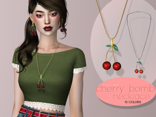 bestabsolutepraline:Cherry accessory set, both pieces come in...