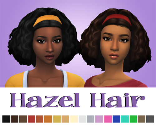 Hazel Hair
This is also compatible with @aharris00britney Alice Hair headband accesory😄💜
BGC
• not hat compatible
• EA 18 Swatches
• don’t re-upload/claim as your own
>download