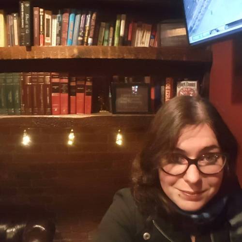 Of course the Ravenclaw finds the books in the bar