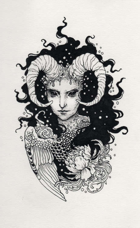 fadamariposa:Inktober day 8.If you’d like to support my art,...