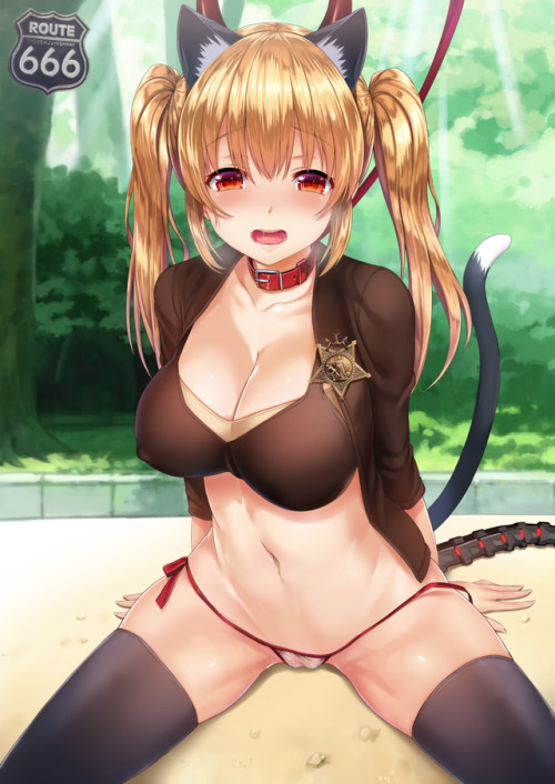 nijigenlewd:M870 NEKOMIMI by artist Heifetz/ ハイフェッツ (@h2fetz)