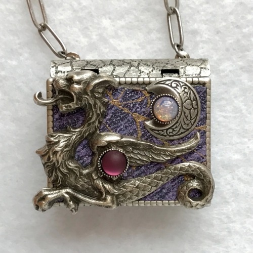 sosuperawesome:Miniature Book Lockets and Pins, by Storyteller...