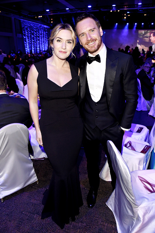 mcavoys:Kate Winslet and Michael Fassbender attend the 27th...