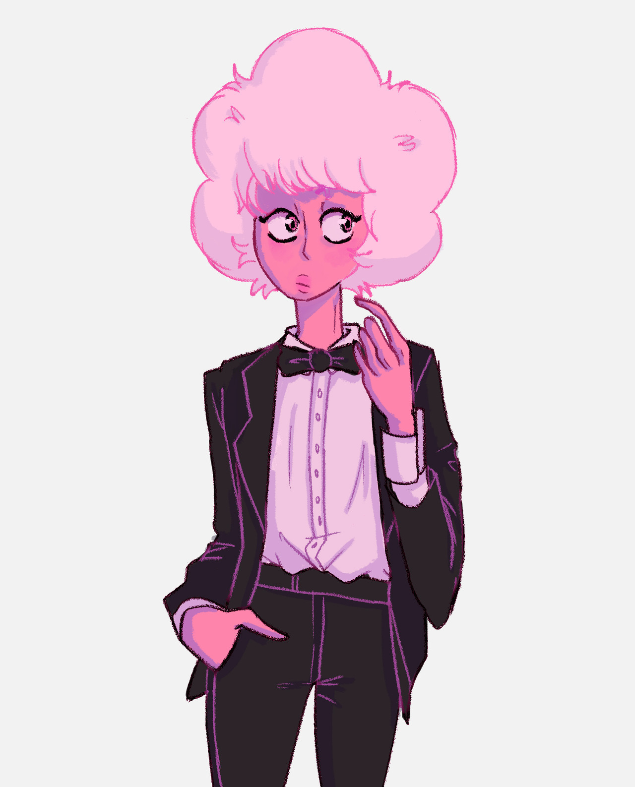 I have no excuse I just wanted to draw her in fancy clothes
