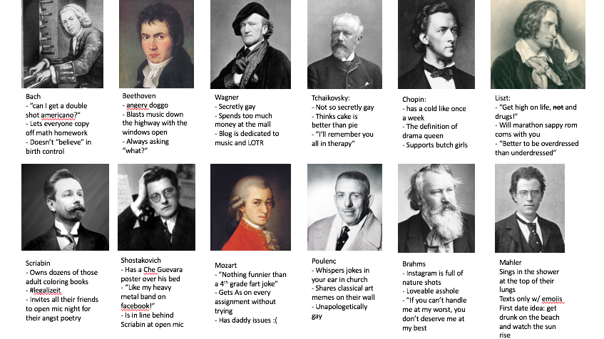 classical music tag yourself