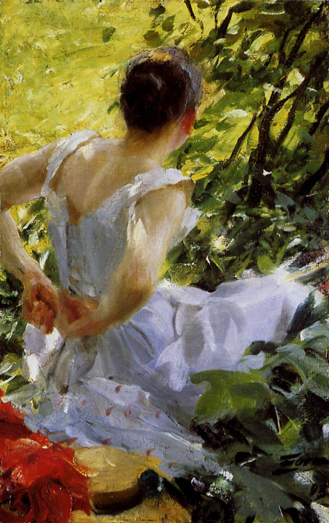 artist-zorn:In the woodsMedium: oil,canvas