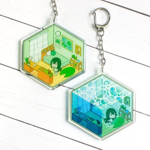 sosuperawesome:Acrylic KeychainsI Am Luna Sol on EtsySee our...