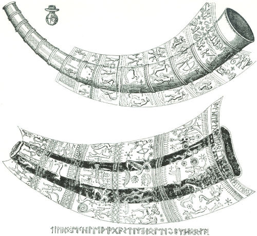 luxoccultapress:The Golden Horns of Gallehus were two horns...