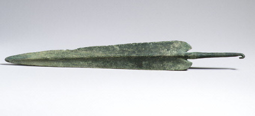 met-greekroman-art:Copper alloy spearhead, Greek and Roman...