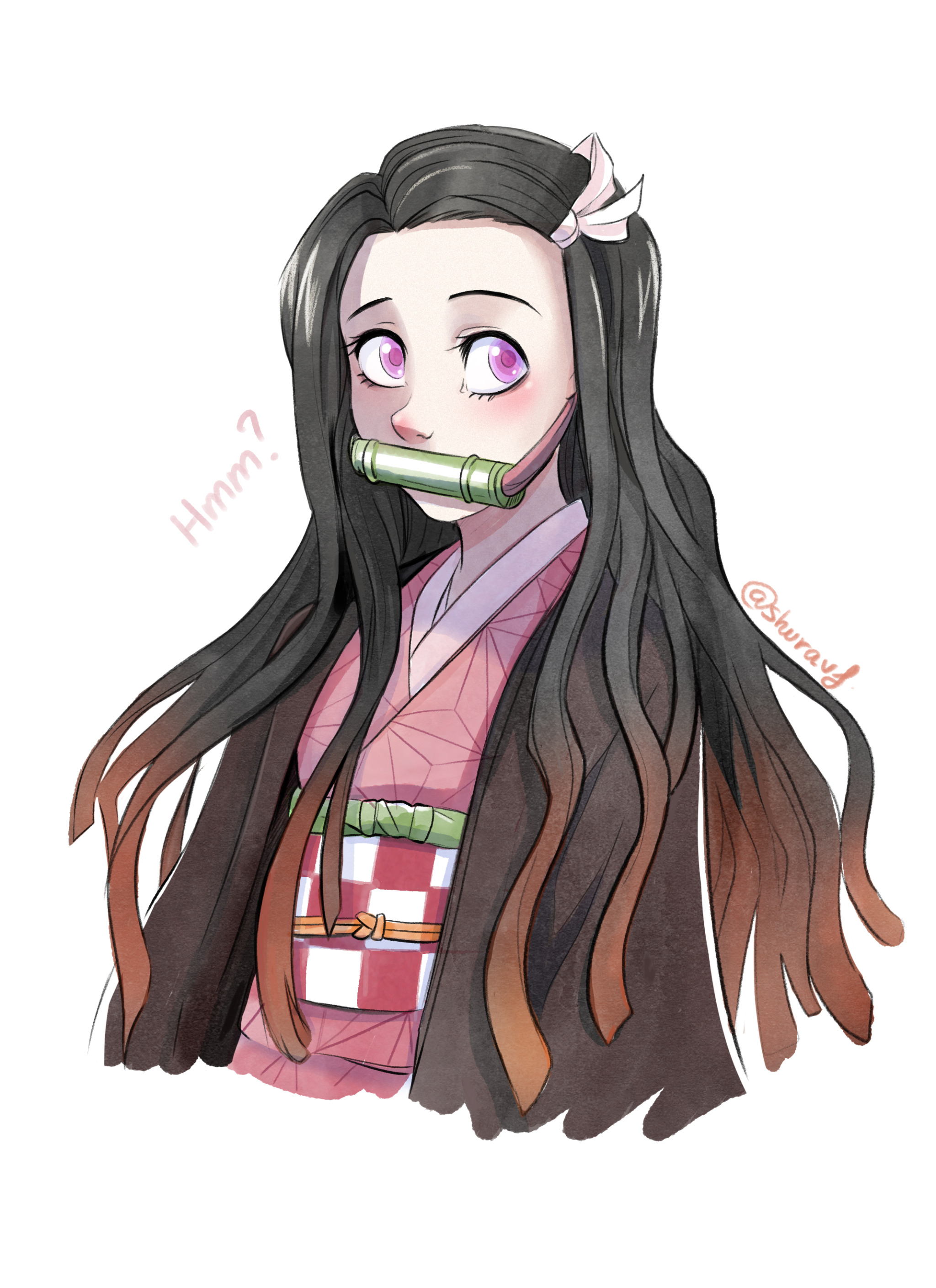 Fantasy´n stuff — A quick Nezuko from Kimetsu no Yaiba, she has a...