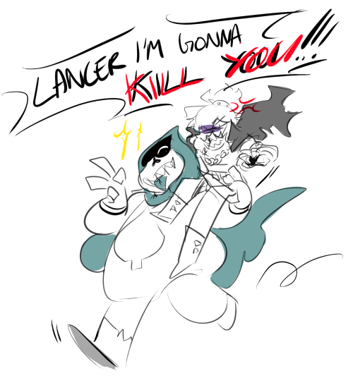 Lancer will eventually be bigger than Susie by renrink : r/Deltarune