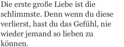 Erste Liebe Tumblr