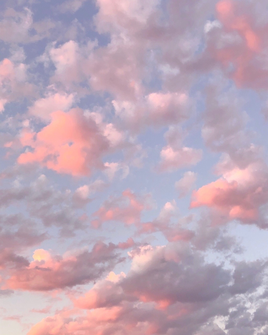 Wallpaper Pink Clouds Tumblr