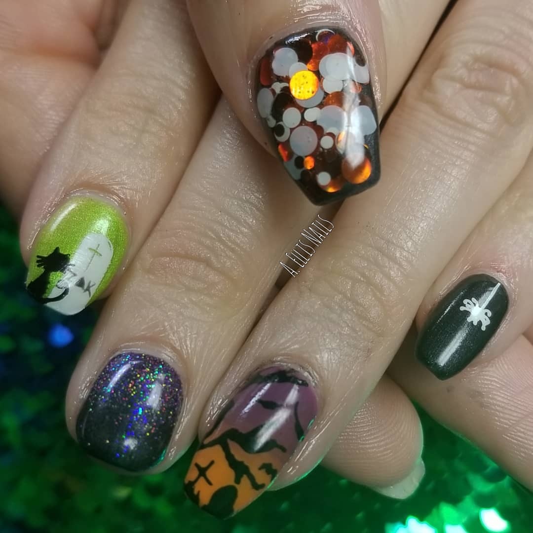 A. Ellis Nails — Halloween nails for @trinitynicolemua! So ...