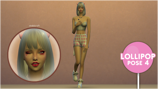 The Sims 4 - Lollipop Pose Pack by SindelCroft - SimUtile