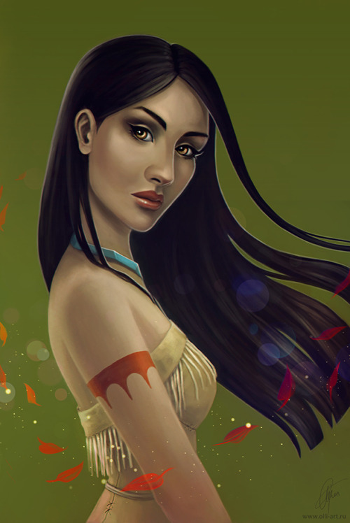 princessesfanarts:Pocahontas by olli-Art