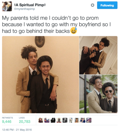 buzzfeedlgbt:Shout out to everyone doin’ prom the best they...