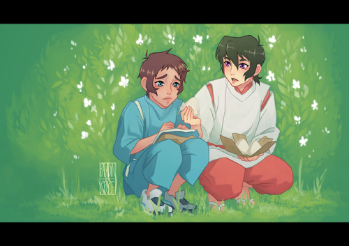 paladinbluespace:Spirited Away Klance!AUredraw of this scenery...